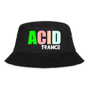 Acid-Trance-Zitat - Bucket Hat - Schwarz - Vorne - Lela (165cm)