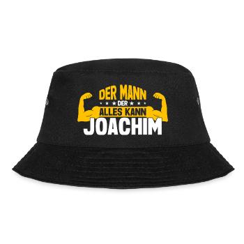 Joachim Der Mann Der Alles Kann VornameJoachim - Bucket Hat - Schwarz - Vorne - Lela (165cm)