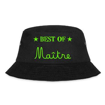 MAÎTRE. MERCI. MERCI MAÎTRE. CADEAU MAÎTRE. ECOLE - Bob - noir - Devant - Lela (165cm)