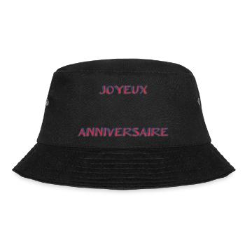 JOYEUX ANNIVERSAIRE. HAPPY BIRTHDAY. ANNIVERSAIRE. - Bob - noir - Devant - Lela (165cm)