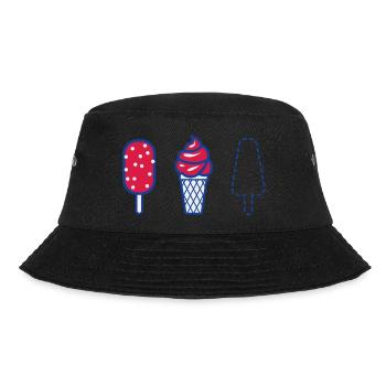 Sommer - Bucket Hat - Schwarz - Vorne - Lela (165cm)