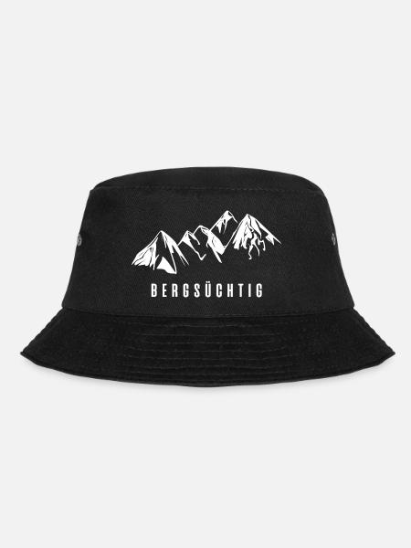 bergsüchtig - Bucket Hat - Schwarz