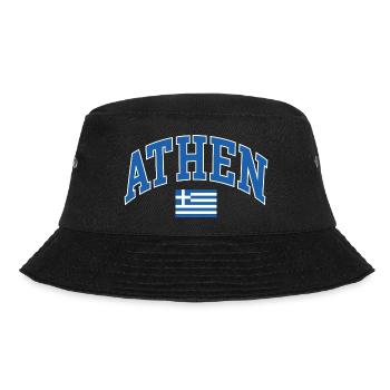 Athen - Bucket Hat - Schwarz - Vorne - Lela (165cm)
