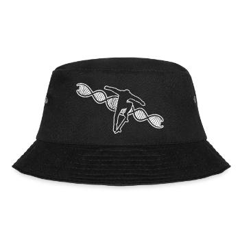 Skateboard Skaten Skate-Fan Skater Skateboarding - Bucket Hat - Schwarz - Vorne - Lela (165cm)