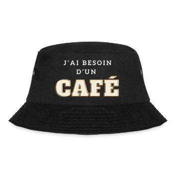 j'ai besoin d'un café - Bob - noir - Devant - Lela (165cm)