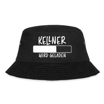 Kellner Spruch Restaurant Lustige Kellner Geschenk - Bucket Hat - Schwarz - Vorne - Lela (165cm)