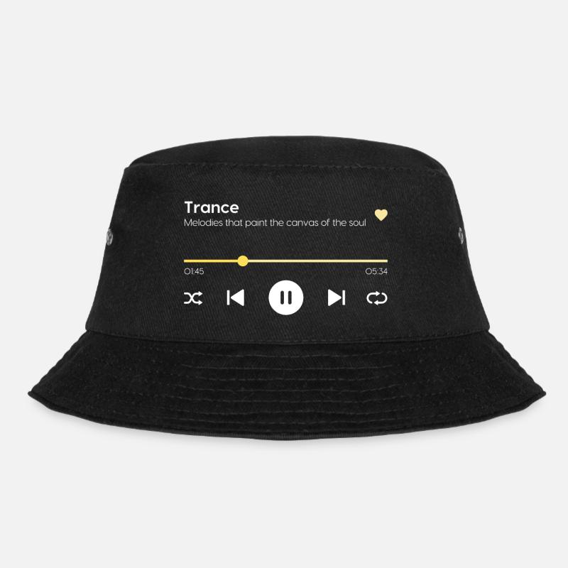 Trance - Bucket Hat - Schwarz