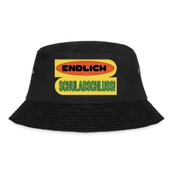 Schulabschluss 2024, Schulabschluss T Shirt, - Bucket Hat - Schwarz - Vorne - Lela (165cm)