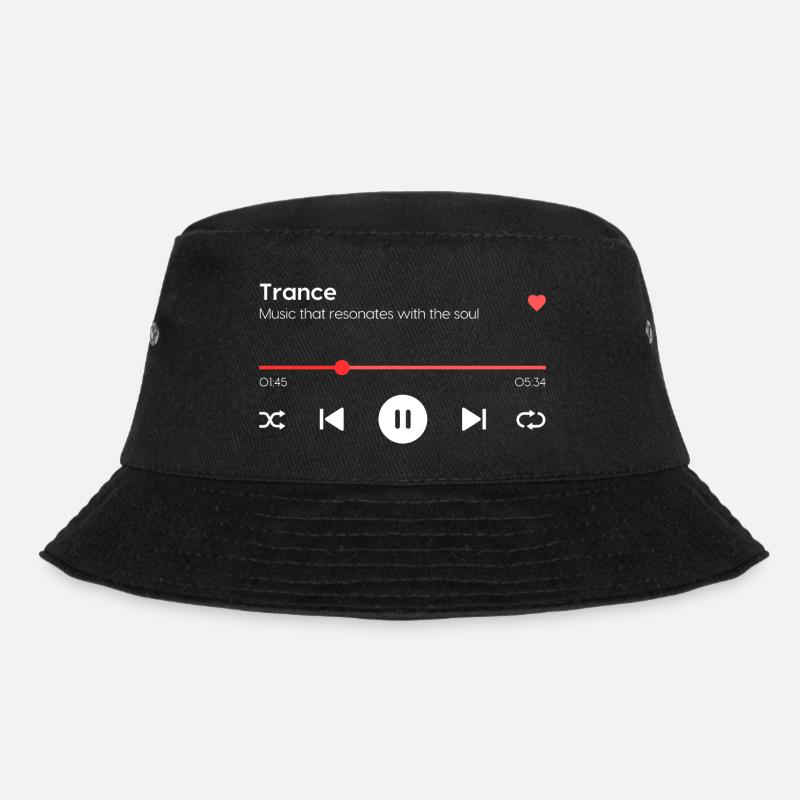 Trance - Bucket Hat - black