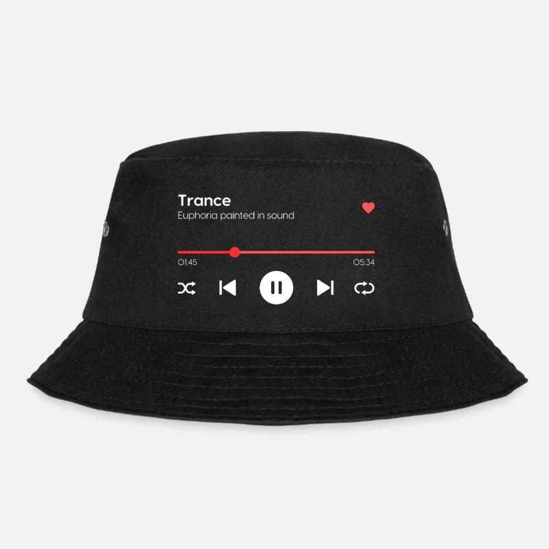 Trance - Bucket Hat - black