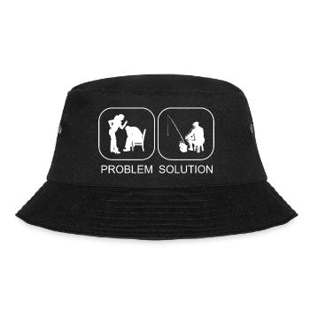 Fishing Fishing Angler Fishing Hook - Bucket Hat - black - Front - Lela (165cm)