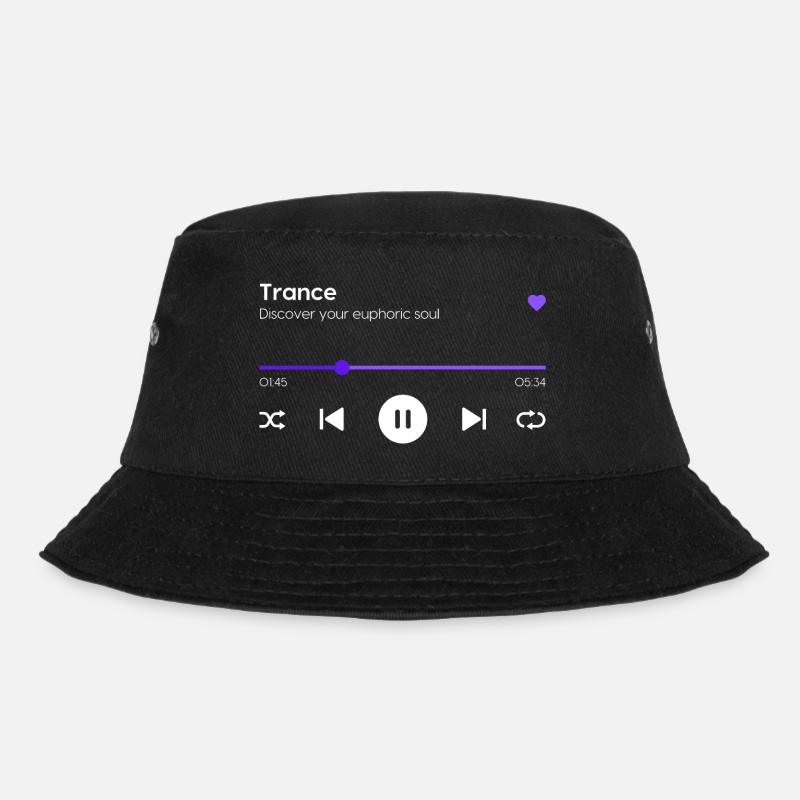 Trance - Bucket Hat - Schwarz