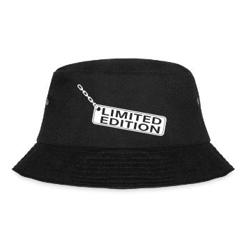 Limited Edition Design Schild Style - Bucket Hat - Schwarz - Vorne - Lela (165cm)