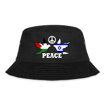Peace for Free Palestine Israel - Bucket Hat - black - Front - Lela (165cm)