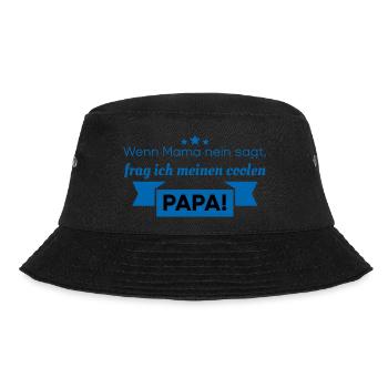 Lustige Babysprüche - Bucket Hat - Schwarz - Vorne - Lela (165cm)