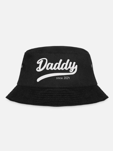 Papa depuis 2024 - T-shirt de papa élégant - Bob - noir