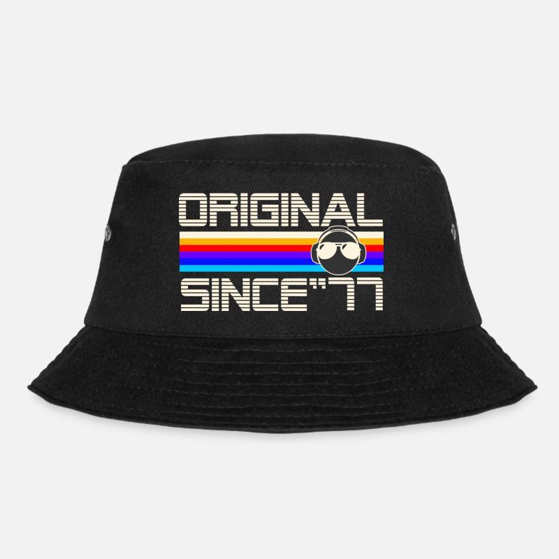 Seit 77 - Bucket Hat - Schwarz