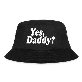 Yes daddy - Bucket Hat - Schwarz - Vorne - Lela (165cm)
