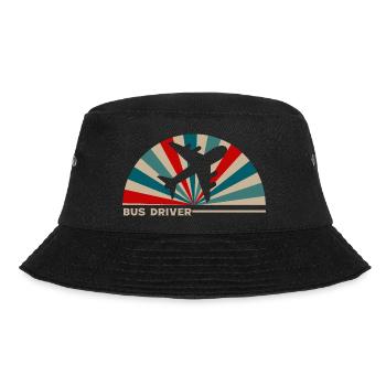 Flugzeug Busfahrer - Flugzeug Pilot Reisen Reisen - Bucket Hat - Schwarz - Vorne - Lela (165cm)