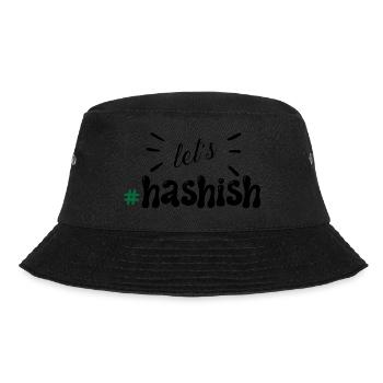 Lets hashish - Bucket Hat - black - Front - Lela (165cm)