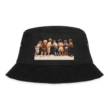 Tug-of-war is a social game - Bucket Hat - black - Front - Lela (165cm)