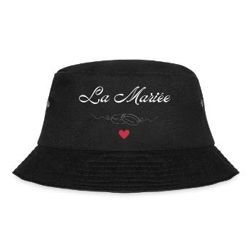 The Bride Rings-The Bride-to-be - Bucket Hat - black - Front - Lela (165cm)