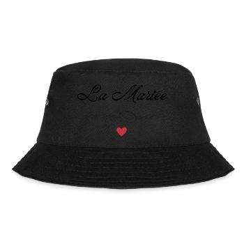 The Bride Rings-The Bride-to-be - Bucket Hat - black - Front - Lela (165cm)