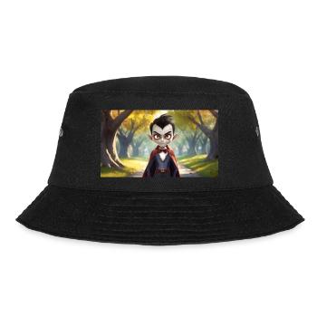 Vampire - Junge niedliche kleine Monster - Bucket Hat - Schwarz - Vorne - Lela (165cm)
