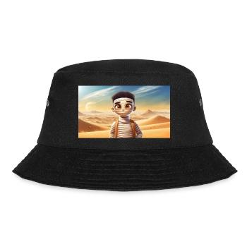 mummy in the desert - young cute little monsters - Bucket Hat - black - Front - Lela (165cm)