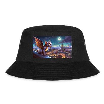 Gargoyle - junge, niedliche kleine Monster - Bucket Hat - Schwarz - Vorne - Lela (165cm)