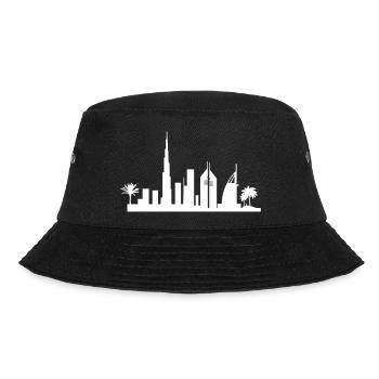 dubai skyline - Bucket Hat - Schwarz - Vorne - Lela (165cm)