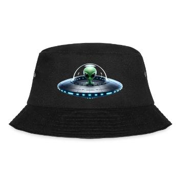 Alien vert dans un vaisseau spatial - Bob - noir - Devant - Lela (165cm)