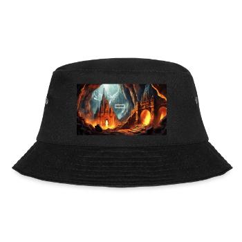 wunderschöne mythische Orte – Avalon - Bucket Hat - Schwarz - Vorne - Lela (165cm)