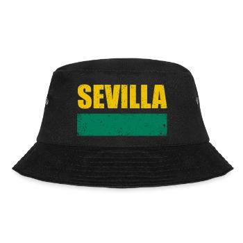 Sevilla Vintage - Bucket Hat - Schwarz - Vorne - Lela (165cm)