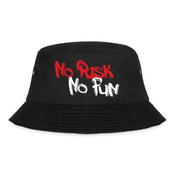 No Risk No Fun - Bucket Hat - black - Front - Lela (165cm)