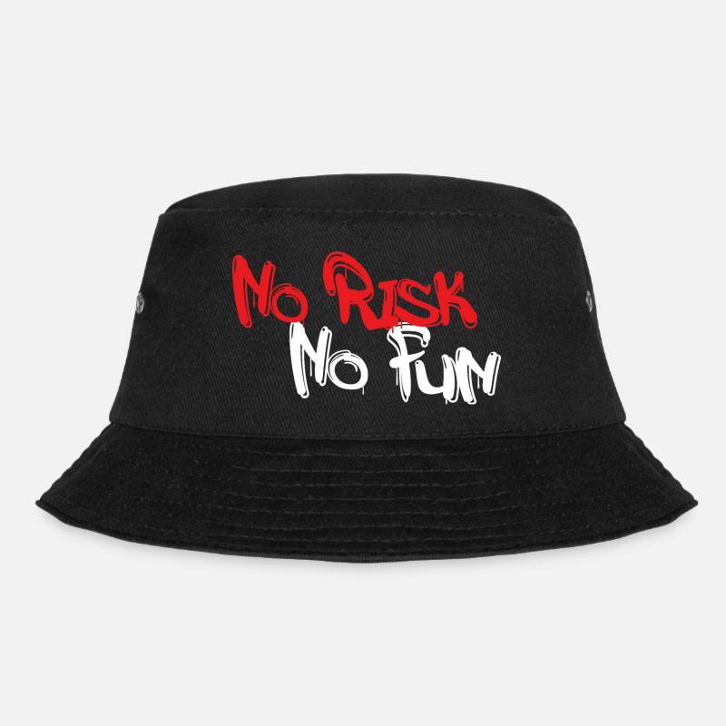 No Risk No Fun - Bucket Hat - Schwarz