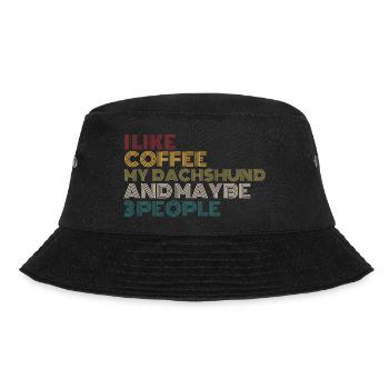 Café Amoureux Teckel Chien Propriétaire Drôle Citation Vint - Bob - noir - Devant - Lela (165cm)