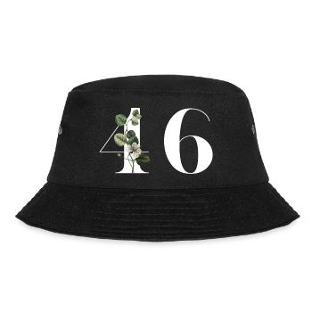 Numéro 46 floral vert - 46e anniversaire floral - Bob - noir - Devant - Lela (165cm)