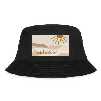 tropic like it's hot - Bucket Hat - Schwarz - Vorne - Lela (165cm)