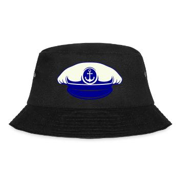 matrosen mütze - Bucket Hat - Schwarz - Vorne - Lela (165cm)