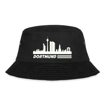 dortmund - Bucket Hat - Schwarz - Vorne - Lela (165cm)