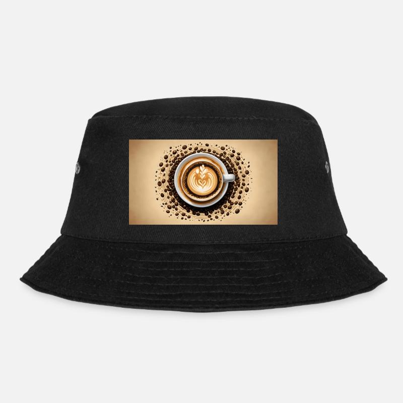 A Coffee Bean Latte from The Coffee Bean - Bucket Hat - black