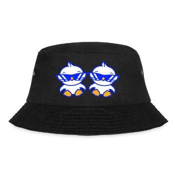 Two Chicks Party Crew Chicks Birds 2 Friends Team - Bucket Hat - black - Front - Lela (165cm)