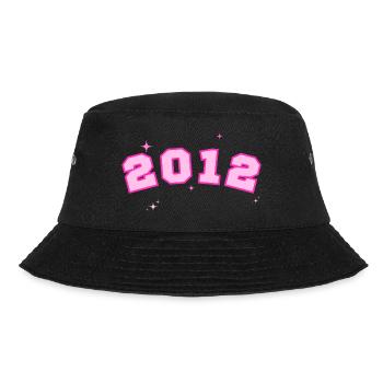 2012 rose star - Bucket Hat - black - Front - Lela (165cm)