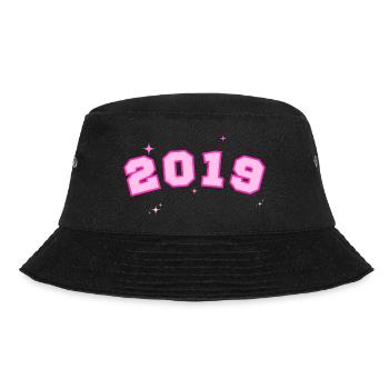 2019 Pink Star - Bucket Hat - black - Front - Lela (165cm)