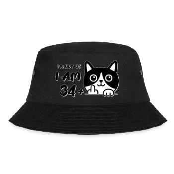 Je n’ai pas 35 ans, j’en ai 34 plus 1 majeur Cat Flip - Bob - noir - Devant - Lela (165cm)