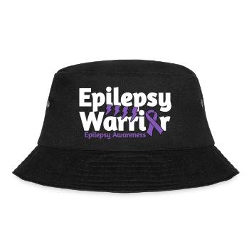 Epilepsy Warrior - Bucket Hat - black - Front - Lela (165cm)