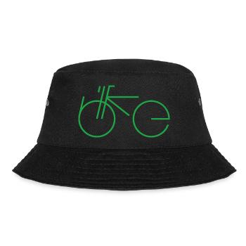 Bike Type green - Bucket Hat - Schwarz - Vorne - Lela (165cm)