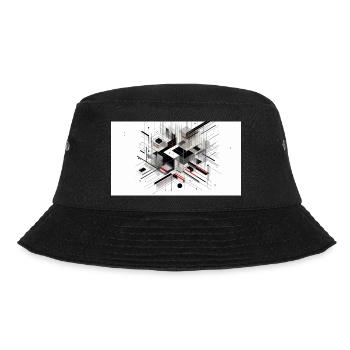 Abstract art - Bucket Hat - black - Front - Lela (165cm)