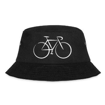 Wasserzeichen Fahrrad - Bucket Hat - Schwarz - Vorne - Lela (165cm)